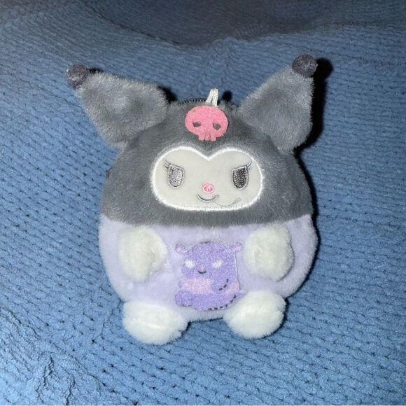 Sanrio Kuromi Plushy Pouch with zipper at top, no tags or packaging. - Picture 1 of 6